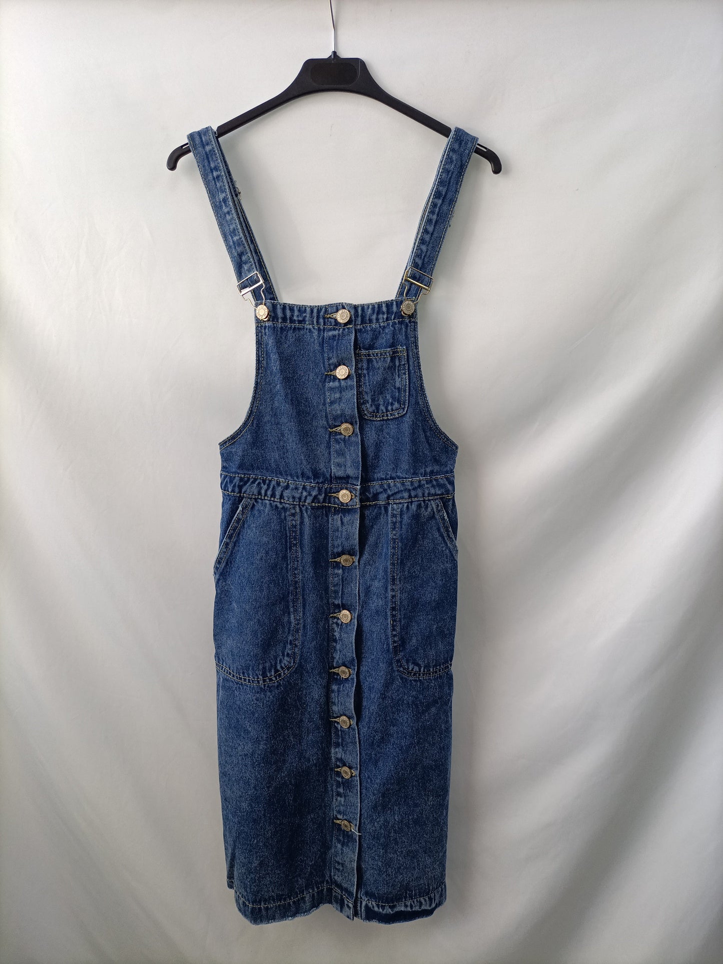 OTRAS.Vestido denim botones T.xs