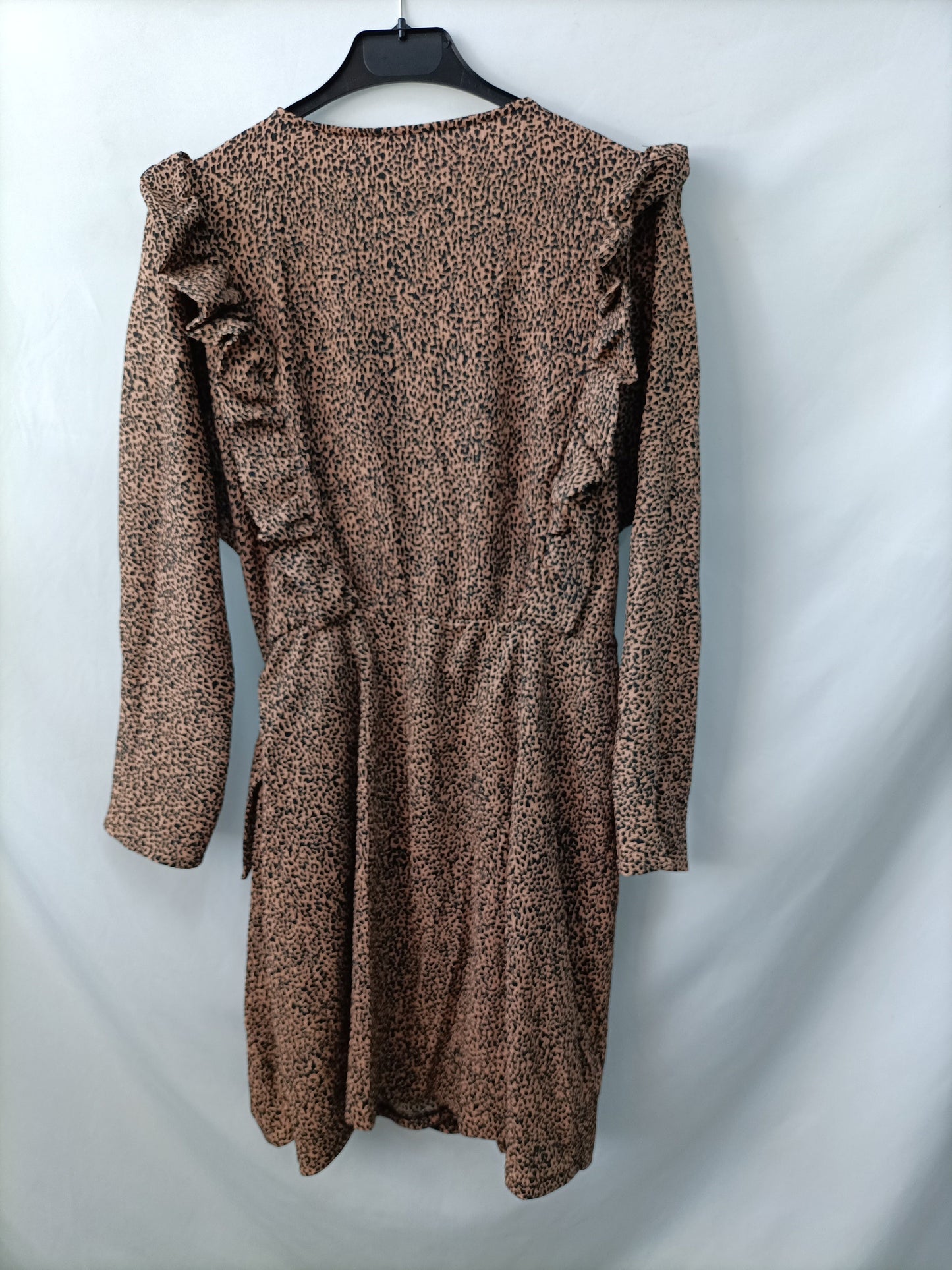 MANGO.Vestido animal print T.L