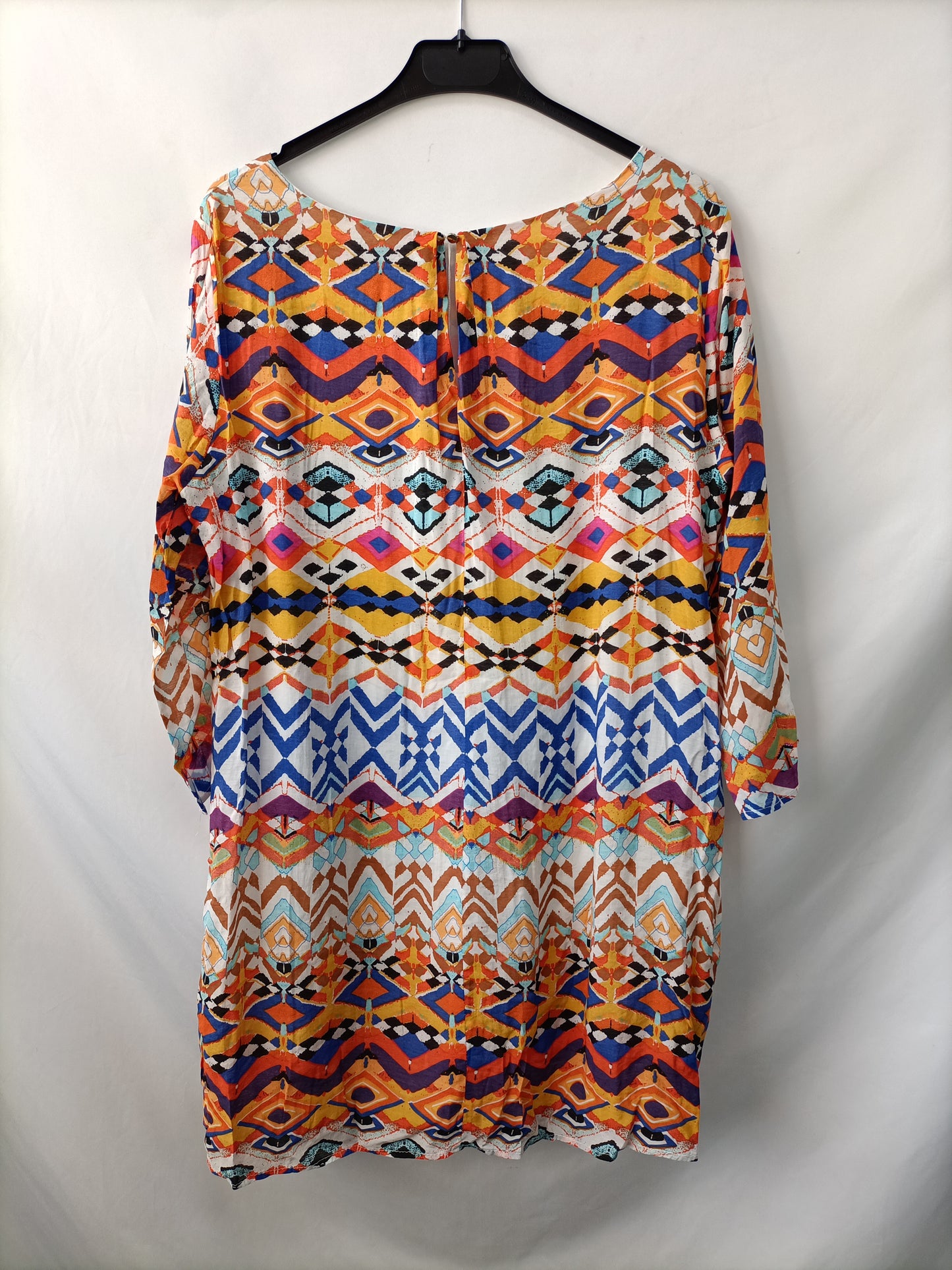 OTRAS.Vestido multiestampado T.L