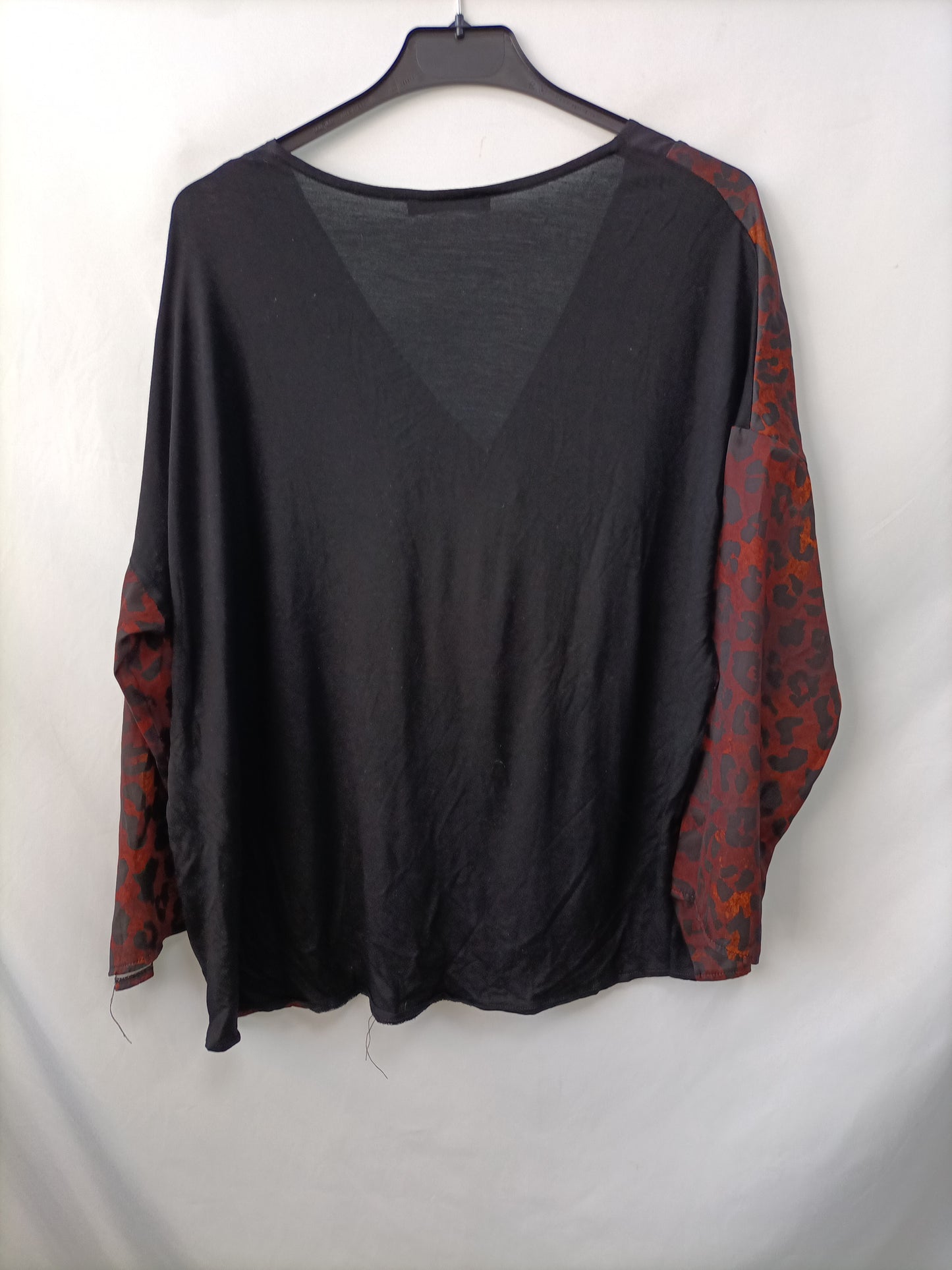 MANGO. Blusa leopardo T.l