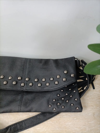 OTHER. Black studded bag