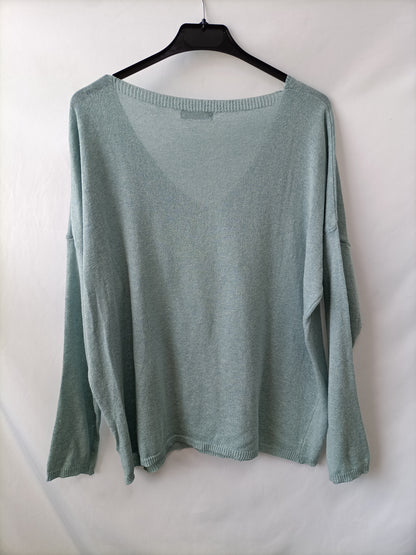 OTRAS. Jersey verde agua T.u(s)