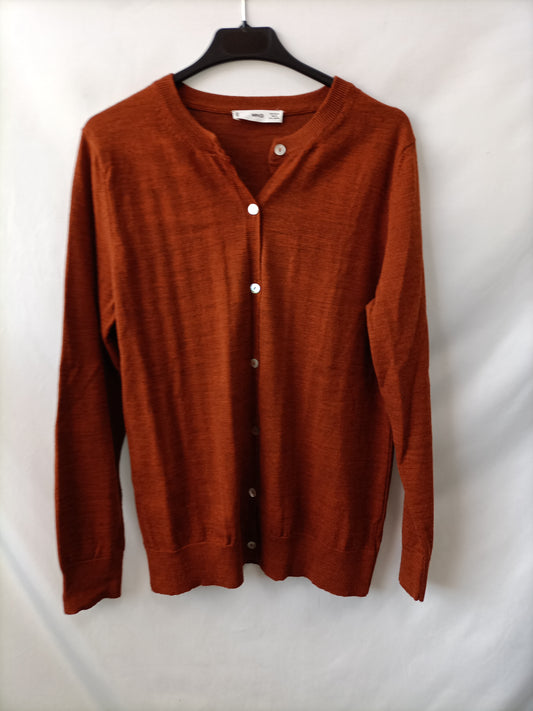 MANGO. Rebeca teja botones T.m