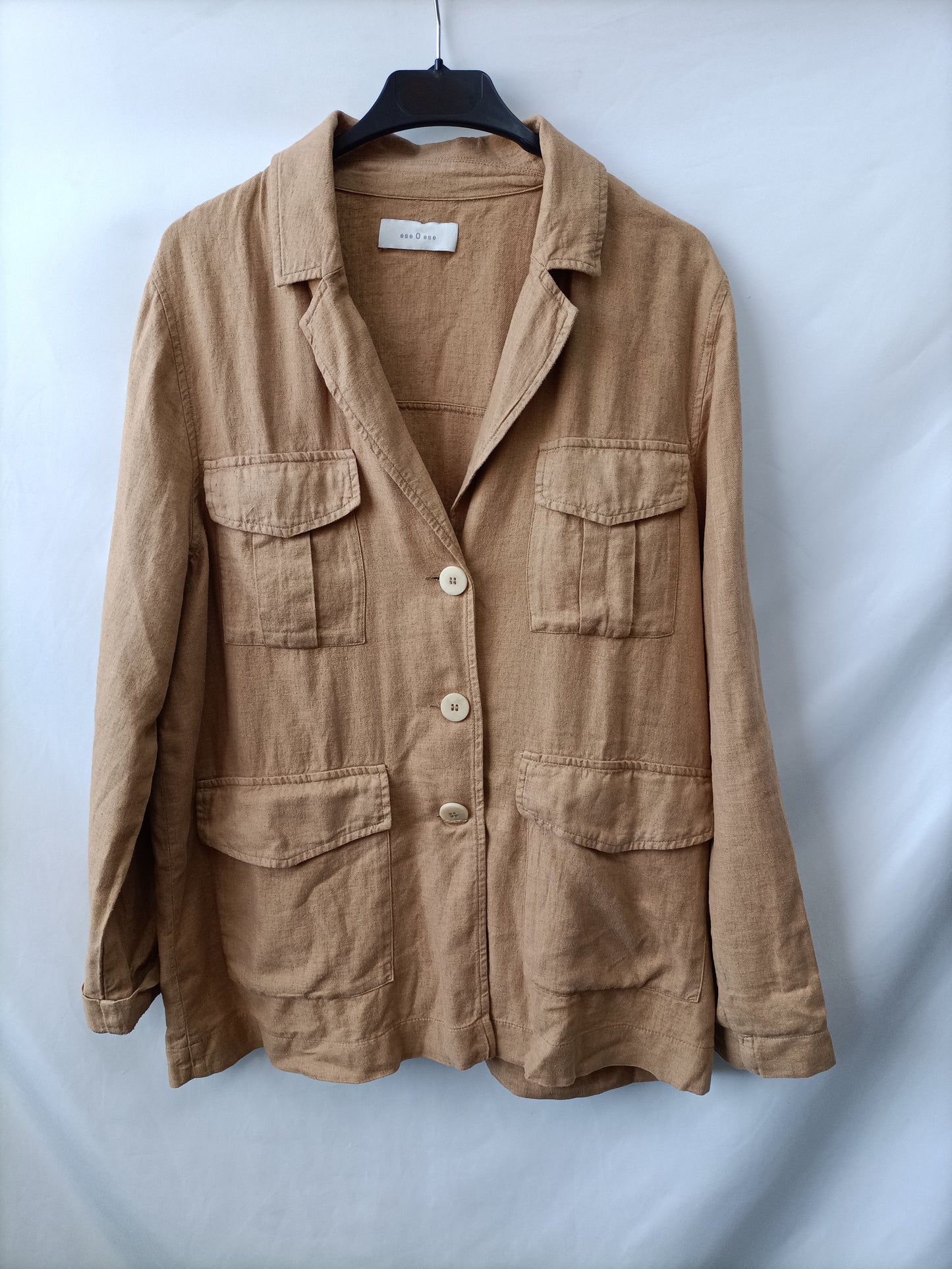 ESE O ESE. Blazers beige sahariana T.m