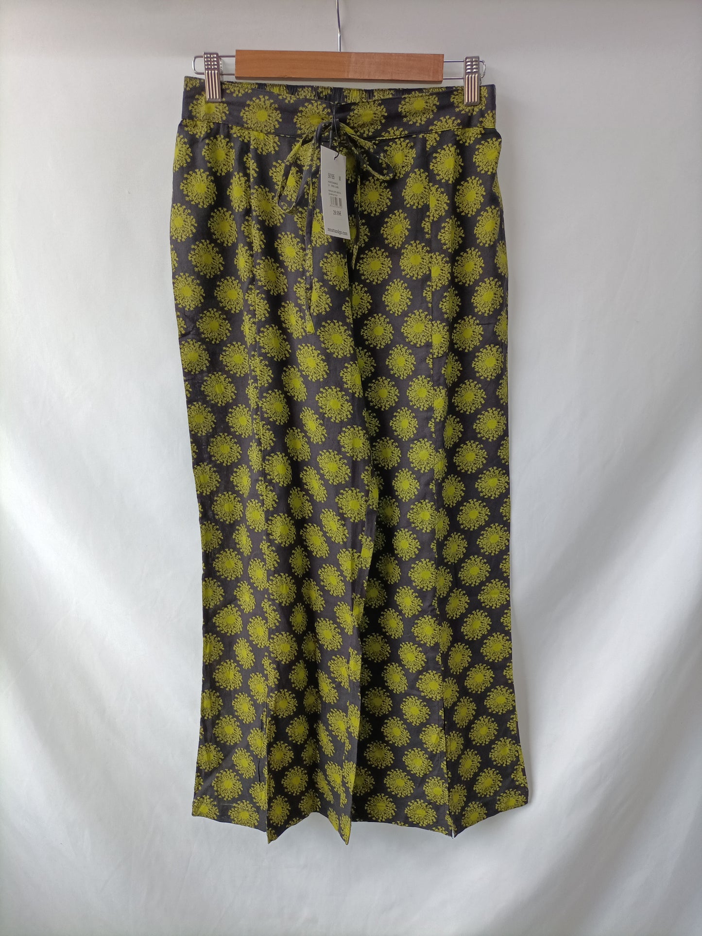 RENATTA&CO. Pantalón negro algodón T.m