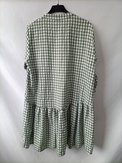 MUSCARI. Vestido cuadros vichy T.u(s/m)