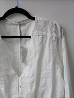 RENATTA&CO. Blusa blanca textura T.m