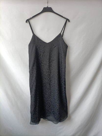 MANGO. Vestidos lencero animal print  T.s