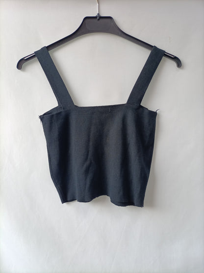 OTRAS. Top punto negro Tu(s/m)