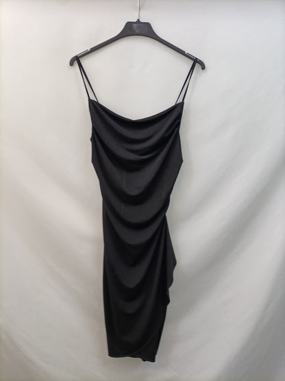 PIMKIE. Vestido negri fluido T.u(m)