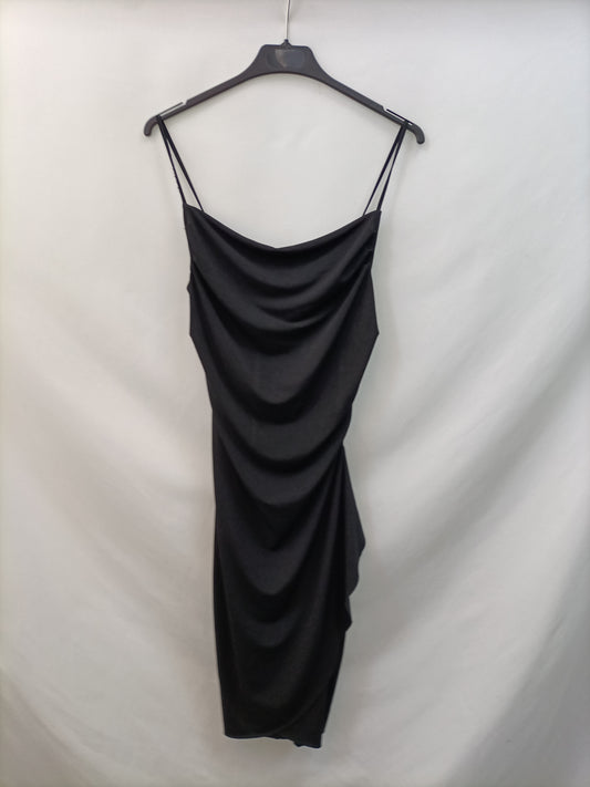 PIMKIE. Vestido negri fluido T.u(m)