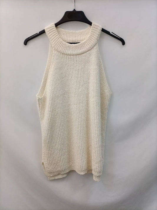 MANGO. Top punto halter T.l