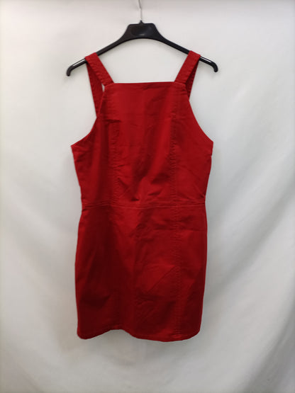 ZARA. Denim tile dress Tl