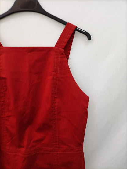 ZARA. Denim tile dress Tl