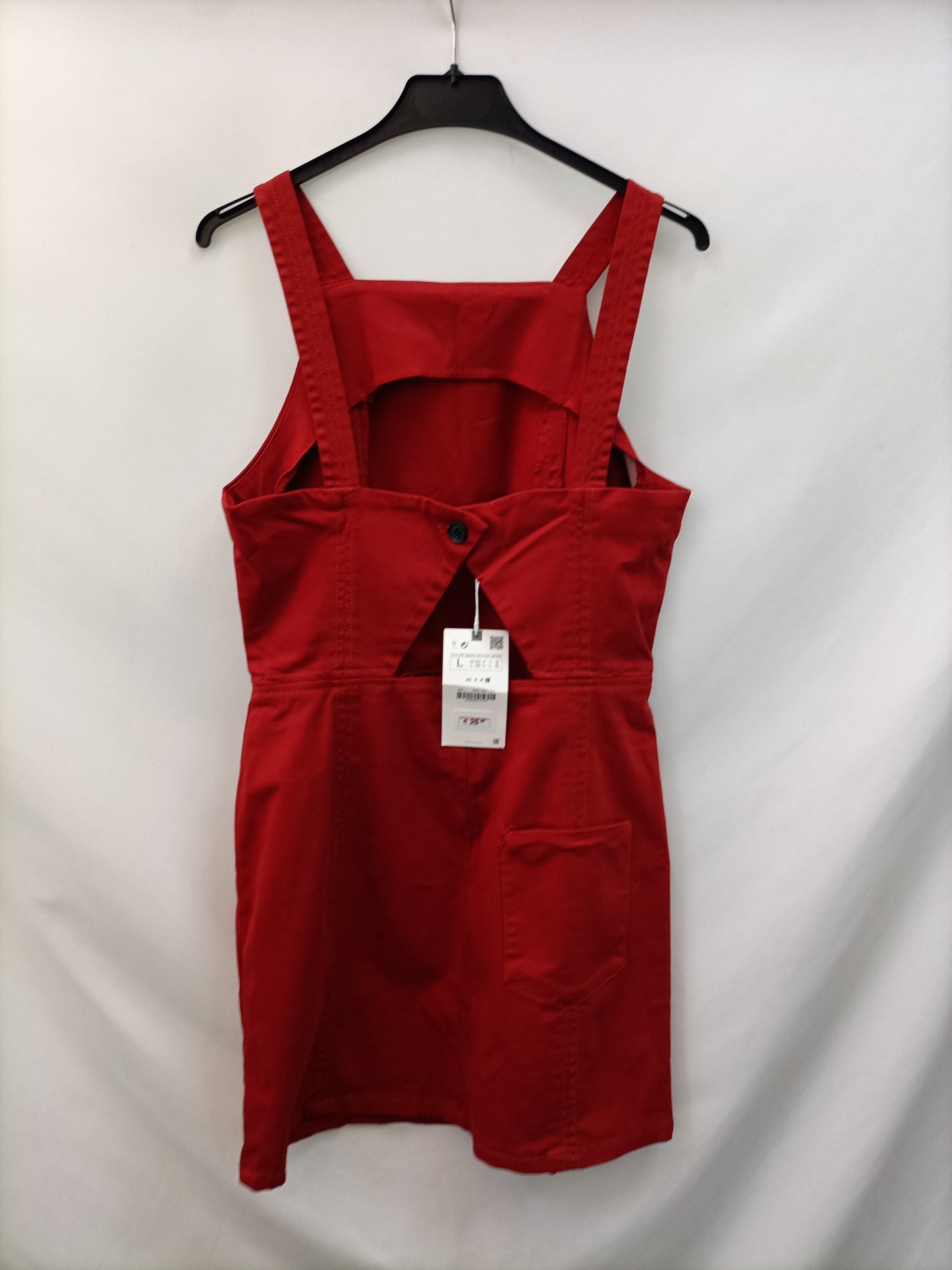 ZARA. Denim tile dress Tl