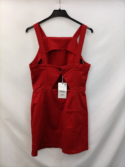 ZARA. Denim tile dress Tl