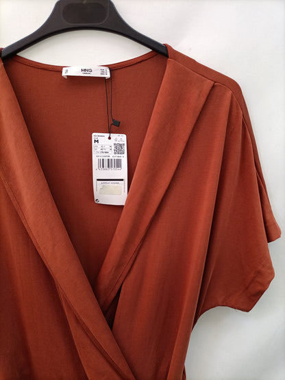 MANGO. Mono Palazzo teja T.m