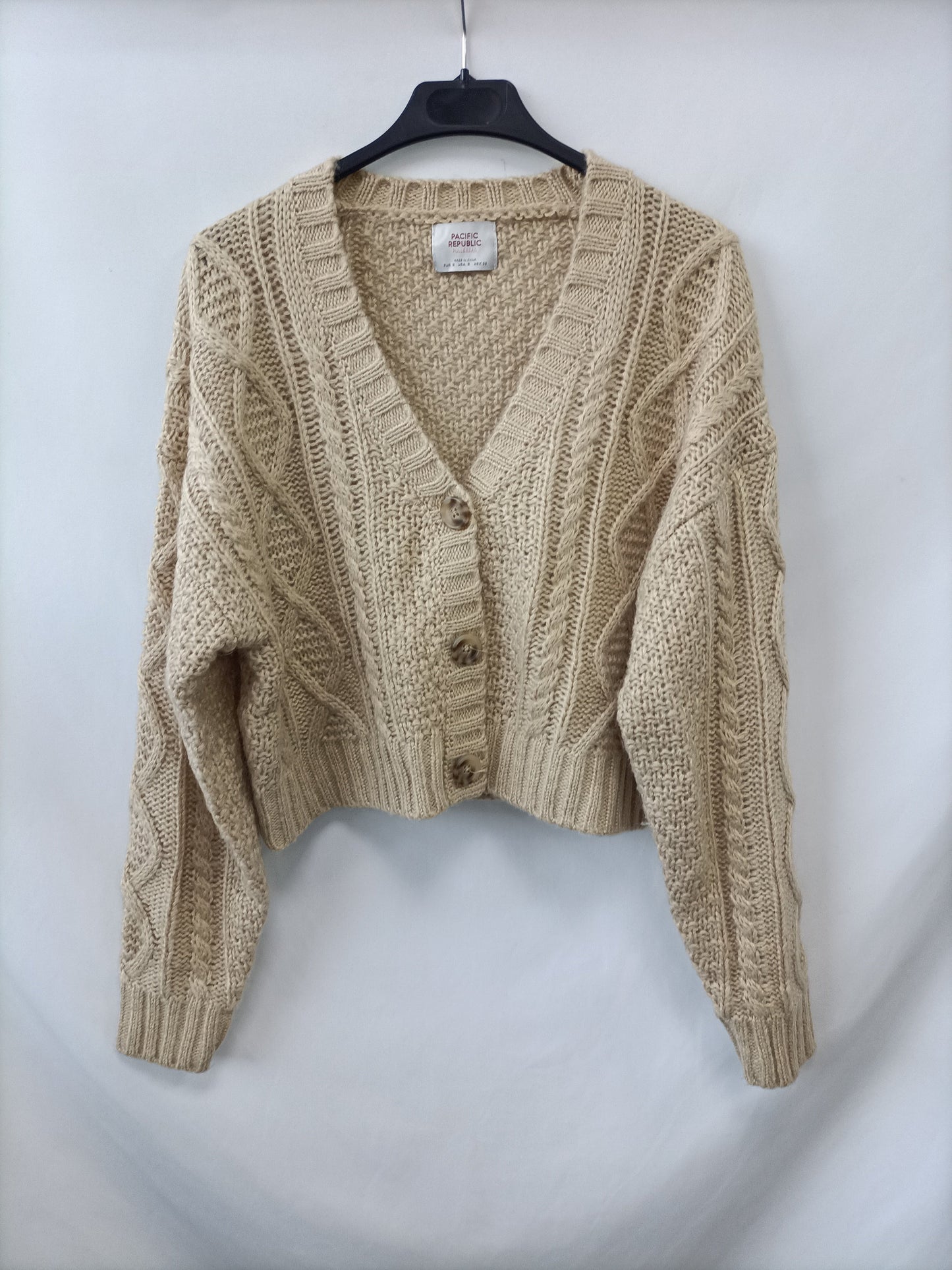 PULL&BEAR. Rebeca Beige ochos T.s