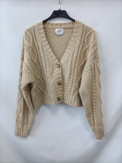 PULL&BEAR. Rebeca Beige ochos T.s