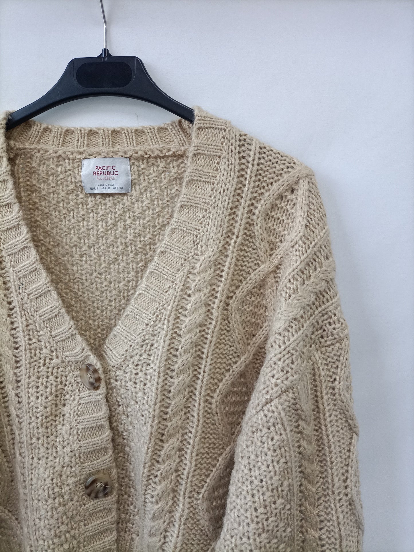 PULL&BEAR. Rebeca Beige ochos T.s
