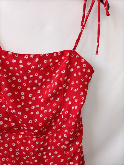 GALA BLACK. Vestido corto rojo T.u(s)