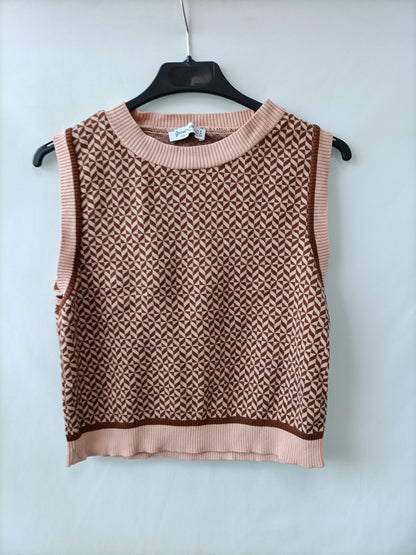 STRADIVARIUS. Top punto geométrico T.m