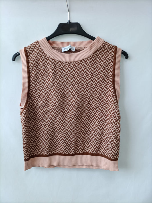 STRADIVARIUS. Top punto geométrico T.m