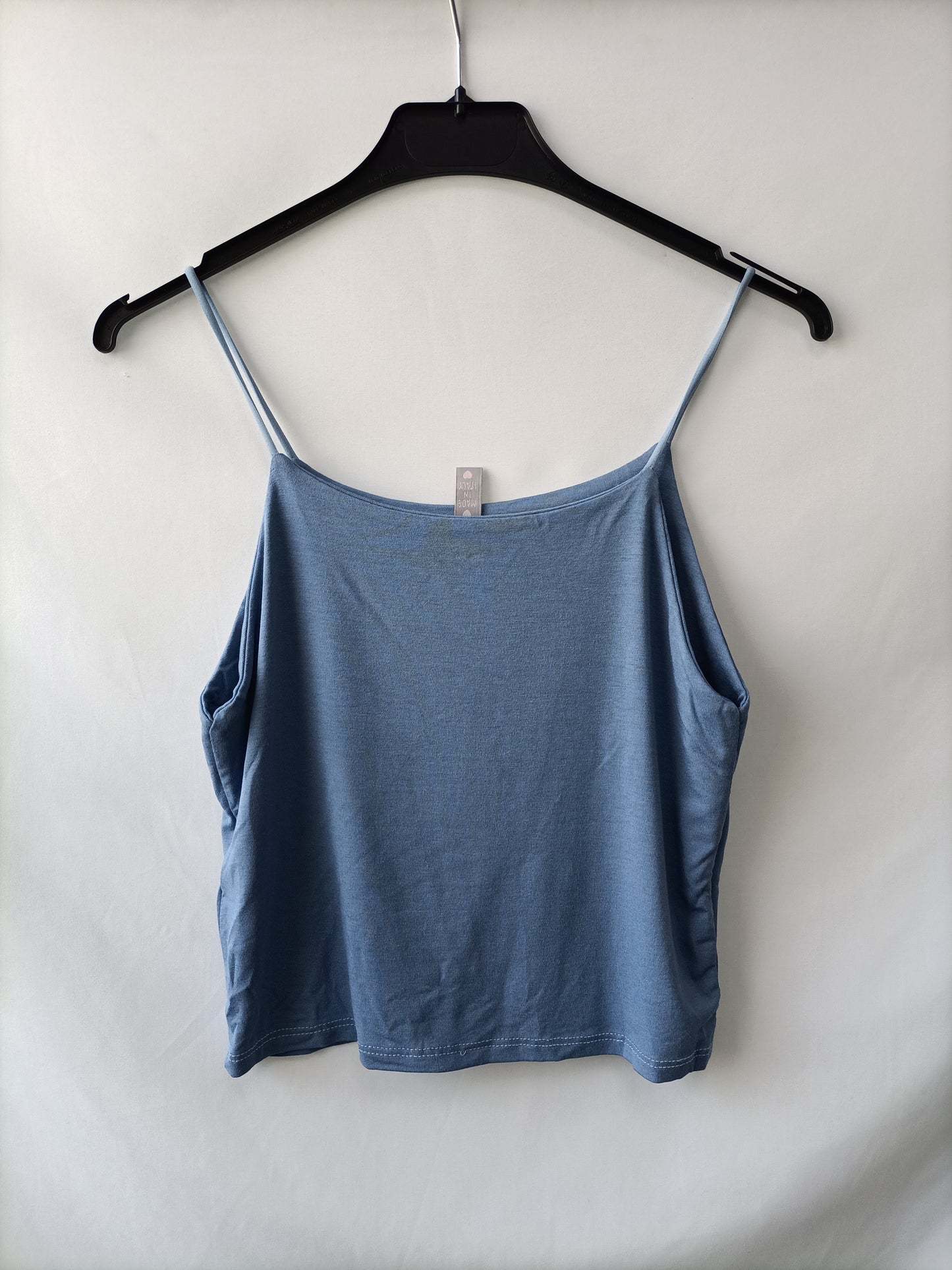 OTRAS. Top azul elástico T.u (s)