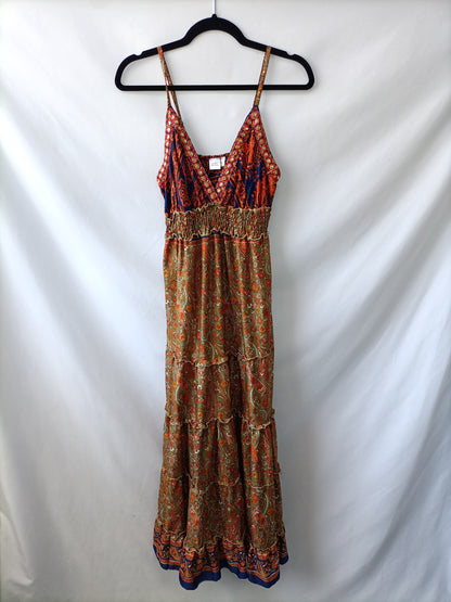 OTRAS. Vestido largo fluido seda T.s/m