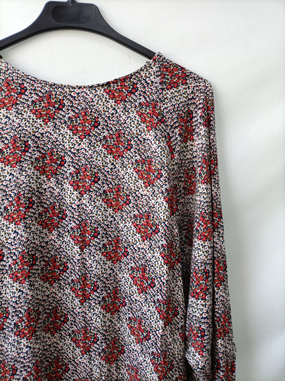 ZARA. Floral short jumpsuit Ts