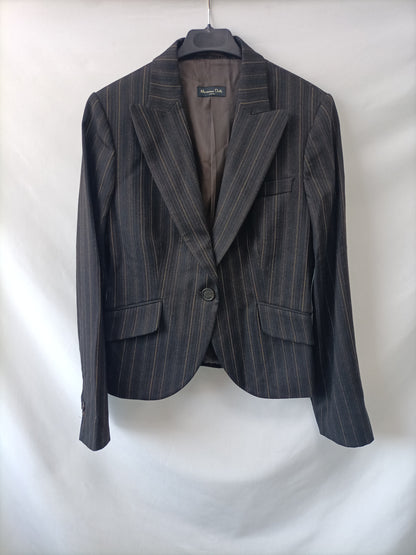 MASSIMO DUTTI. Total striped look, size 44