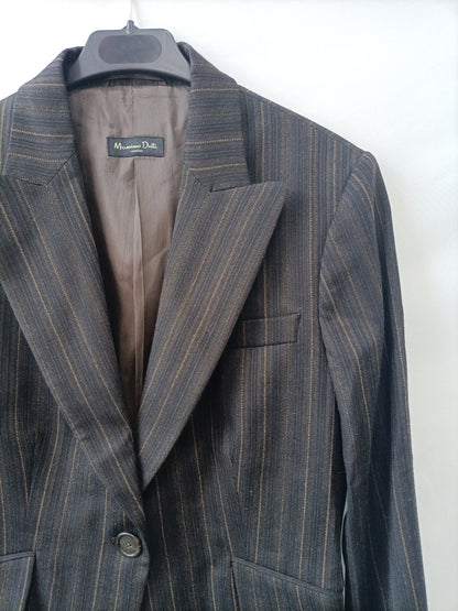 MASSIMO DUTTI. Total striped look, size 44