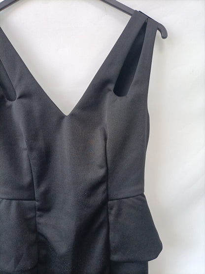 OTHERS. Black ruffled Ts dress