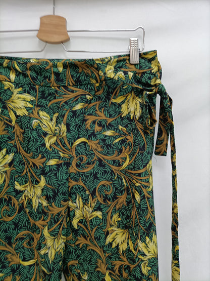 ZARA. Flowing branches Tm trousers