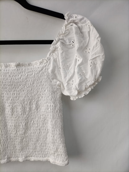 H&M. Top nido de abeja T.s