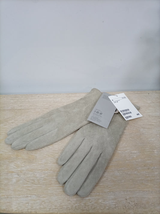 H&M. Guantes grises T.m