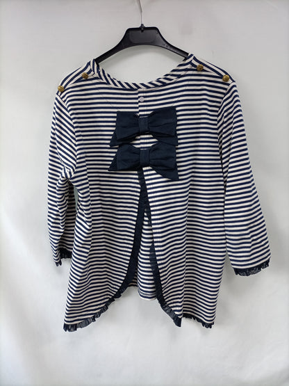 COCO. Camiseta rayas marineras T.l