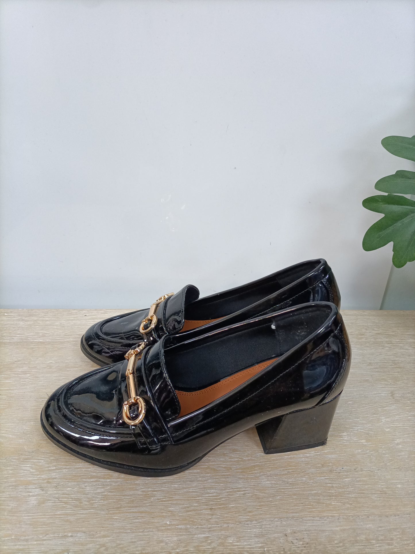 ASOS. Patent leather loafers S.5(38)