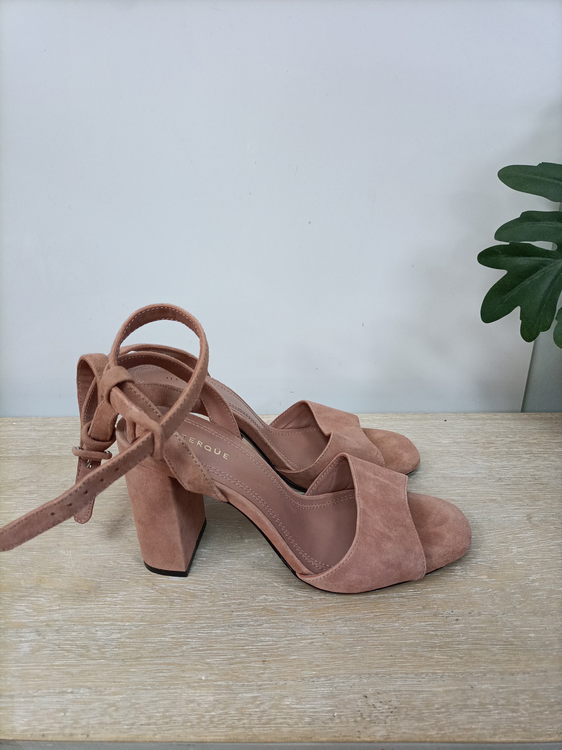 Sandalia rosa piel (TARA) – Hibuy market