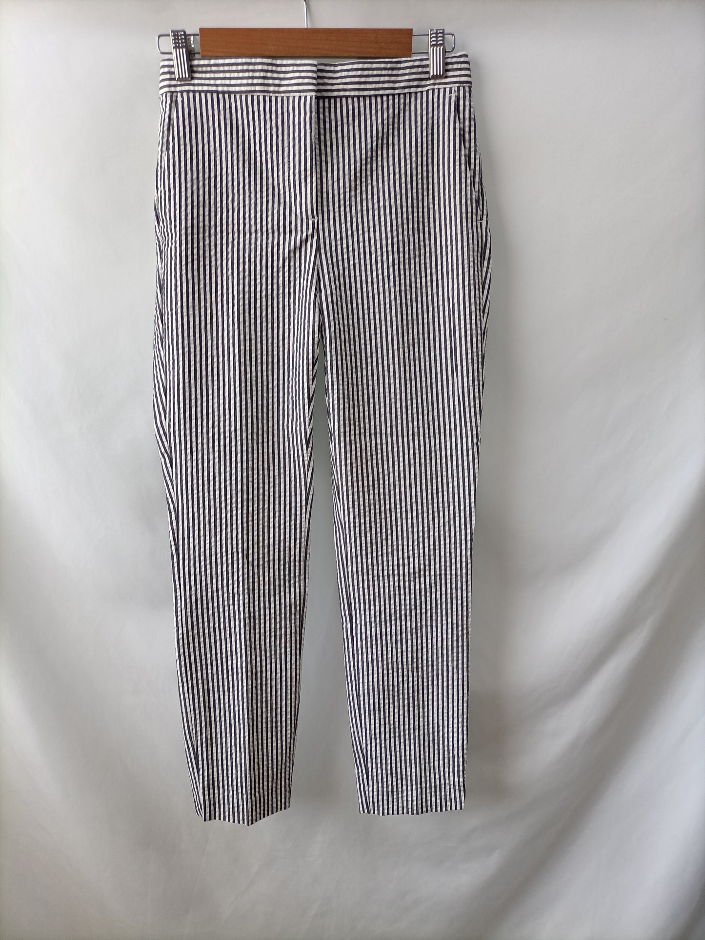 ZARA.Pantalones rayas T.s