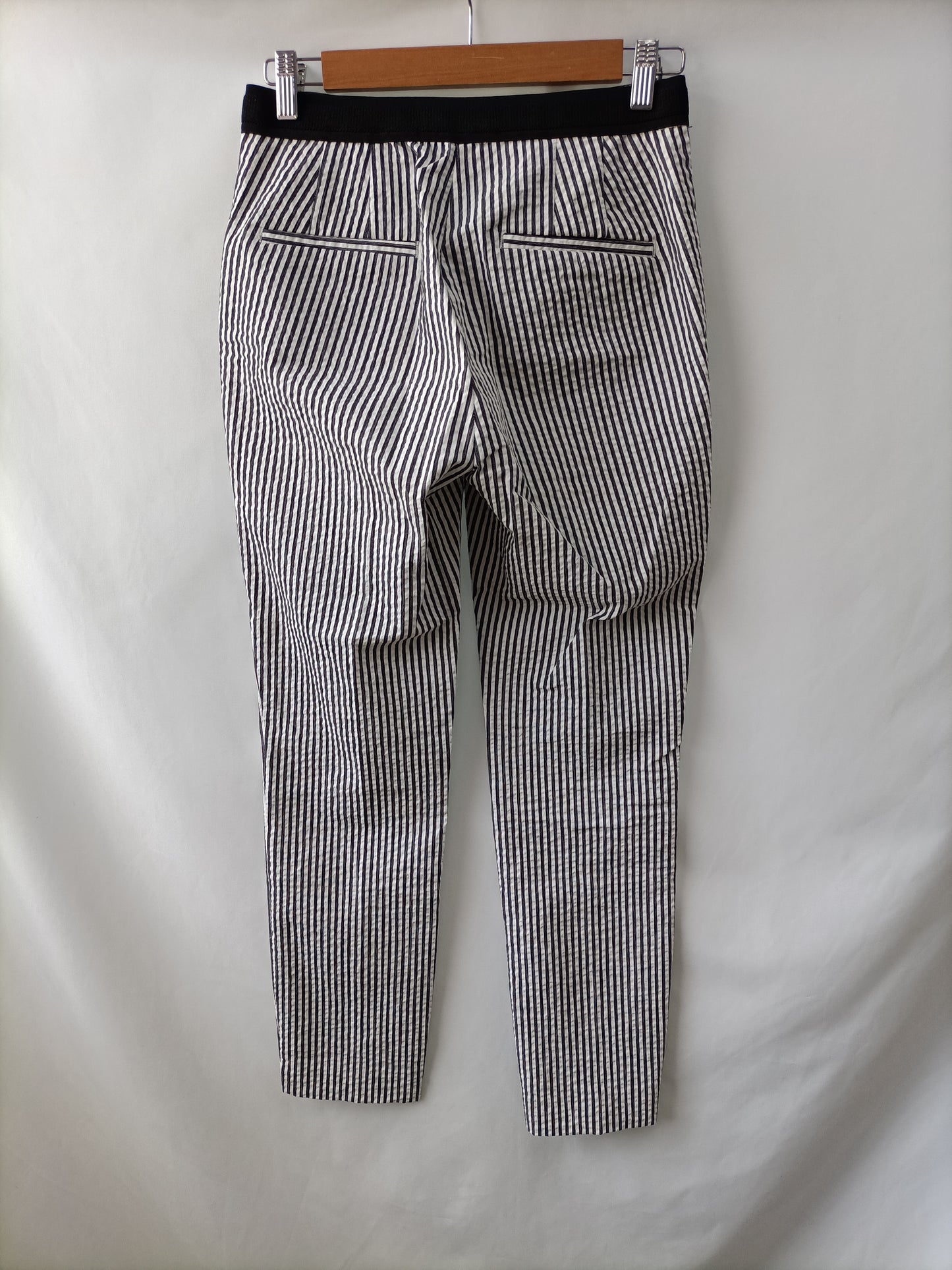 ZARA.Pantalones rayas T.s