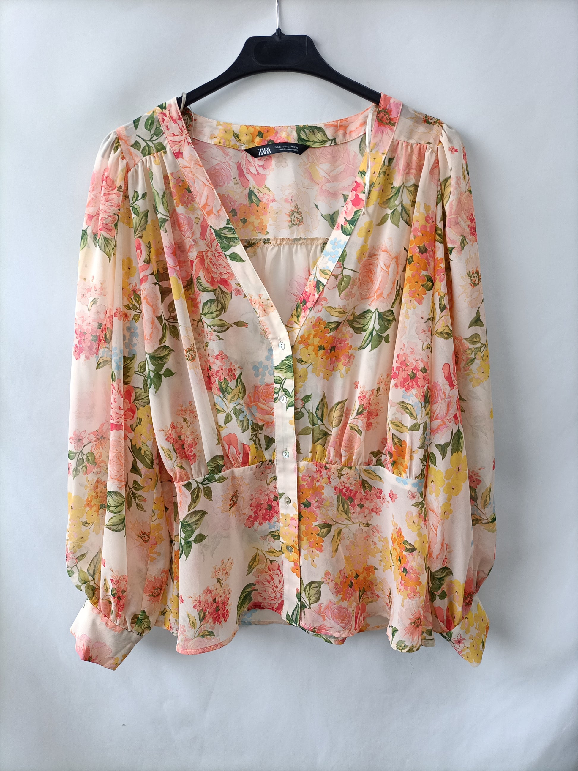 Camisa Flores Mujer Zara Zara España Camisa Flores Zara Mujer Zara