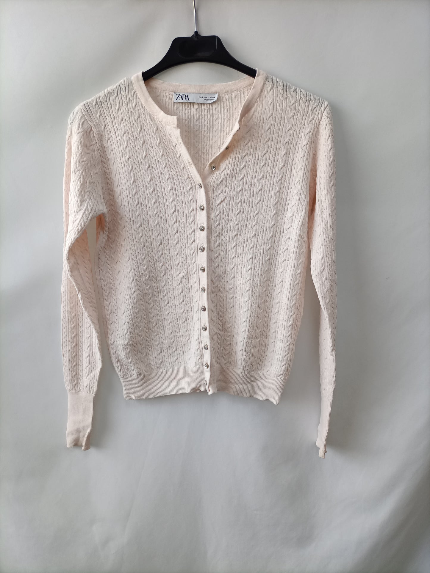 ZARA.Rebeca rosita botones T.s