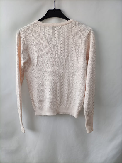 ZARA.Rebeca rosita botones T.s