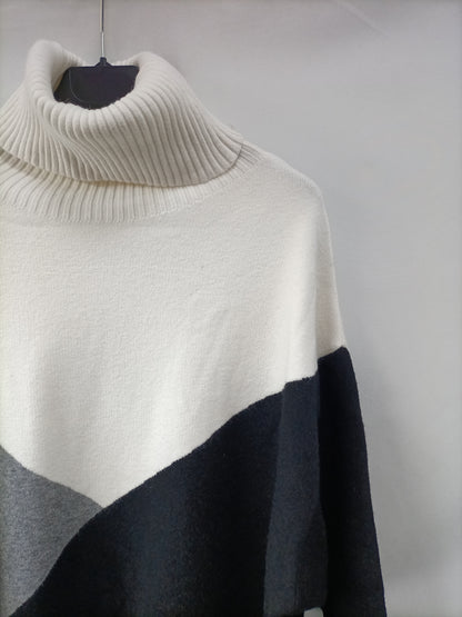 MANGO. Jersey tricolor T.xs