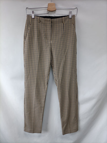 MANGO. Pantalón cuadros T.34
