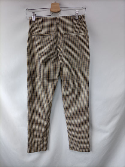 MANGO. Pantalón cuadros T.34