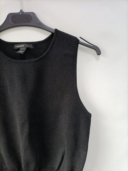 MANGO. Top punto Negro T.m