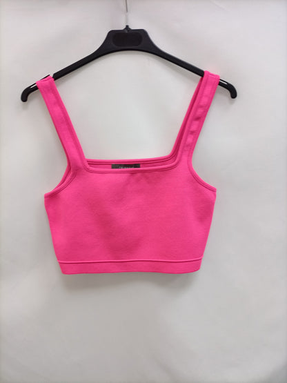 PRIMARK.Croptop rosa intenso T.M