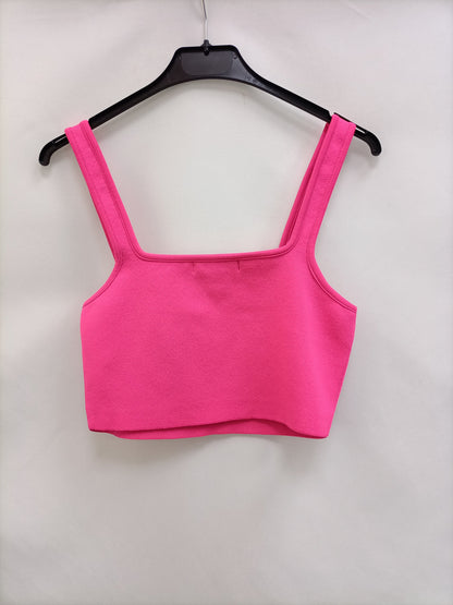 PRIMARK.Croptop rosa intenso T.M